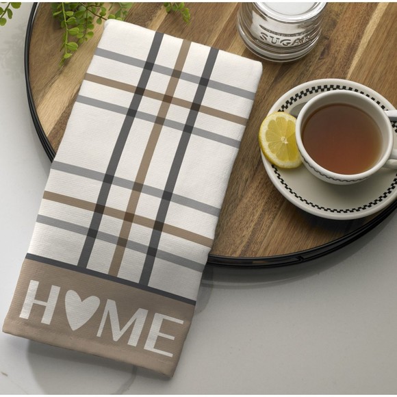 Mainstays HOME Kitchen Hand Dish Towels 15"x25" Set of 2 with HOME Coasters 4pcs - Picture 2 of 10